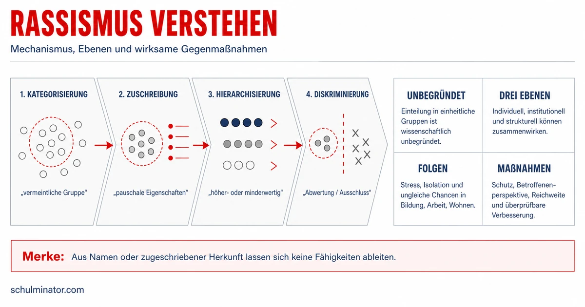 Rassismus erkennen und wirksam handeln