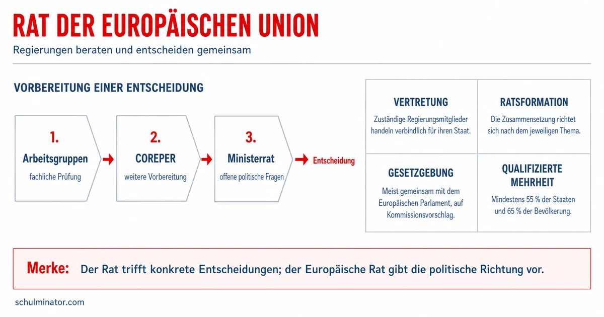 Rat der EU: Aufgaben, Mitglieder und Abstimmungen