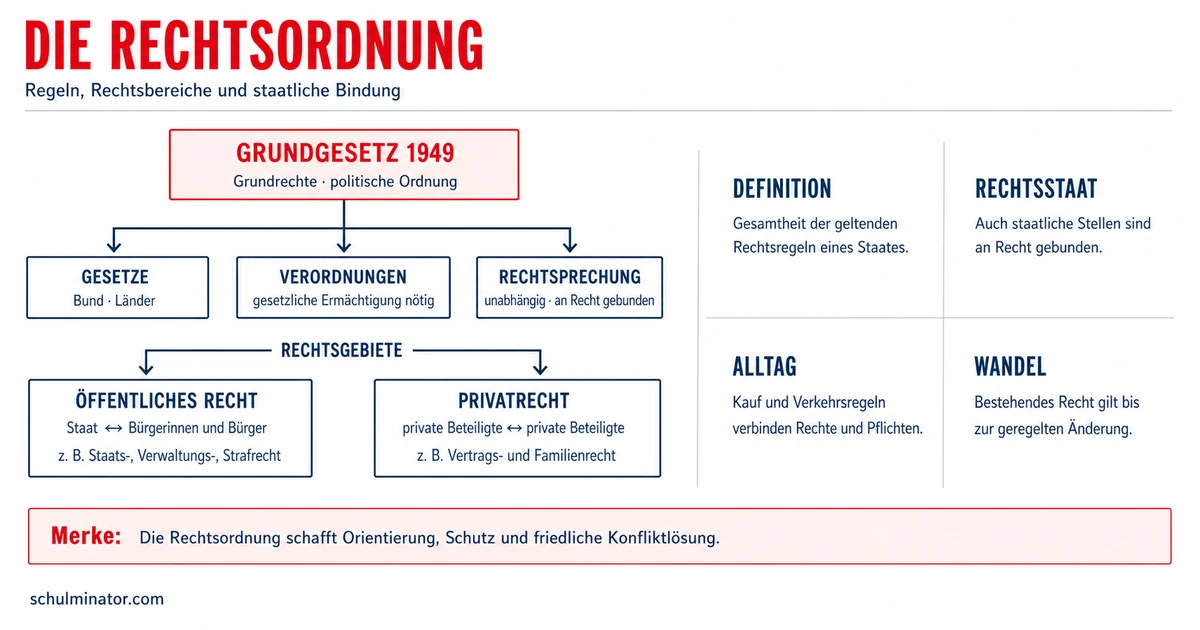 Recht und Rechtsordnung einfach erklärt