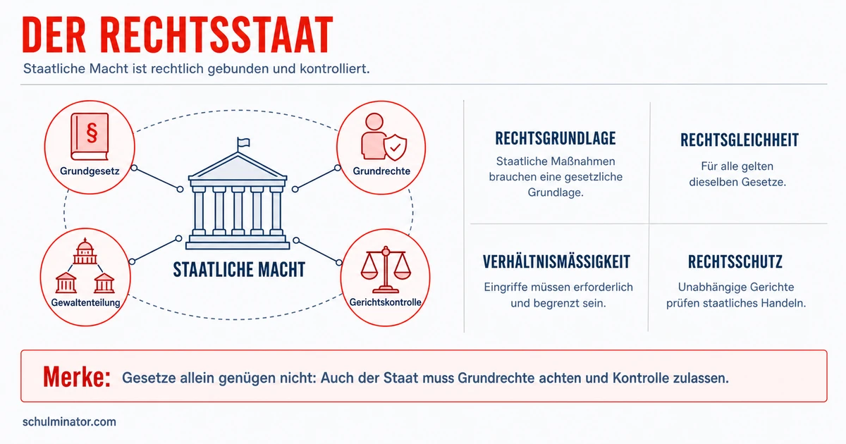 Rechtsstaat: Merkmale einfach erklärt