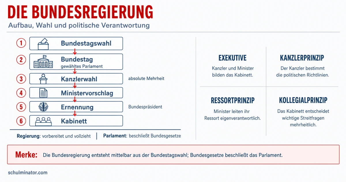 Bundesregierung: Aufgaben, Bildung und Arbeitsweise