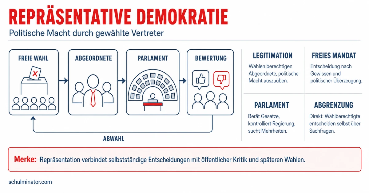 Repräsentative Demokratie einfach erklärt