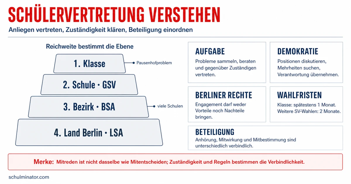 Schülervertretung: Schule demokratisch mitgestalten