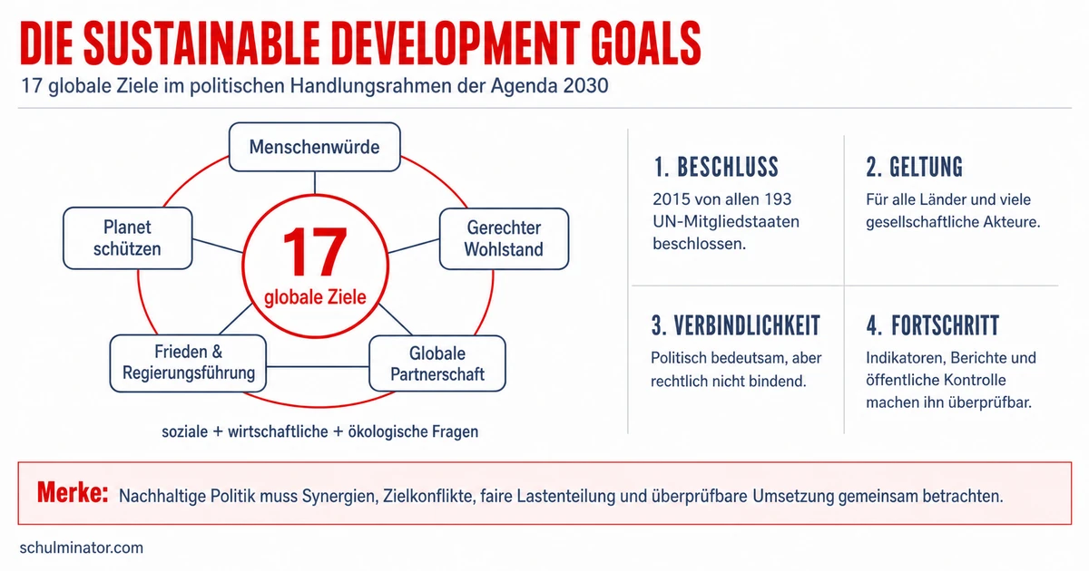 SDGs: 17 Ziele verstehen und politisch beurteilen