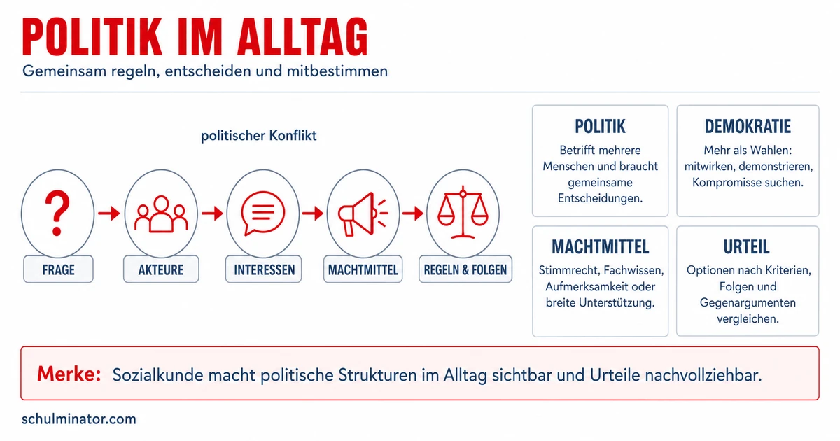 Sozialkunde: Politik im Alltag verstehen