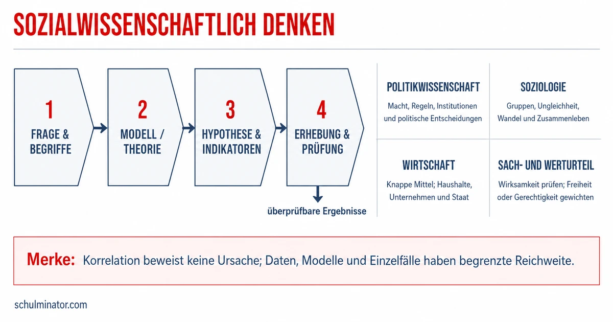 Sozialwissenschaften: Gesellschaft systematisch verstehen