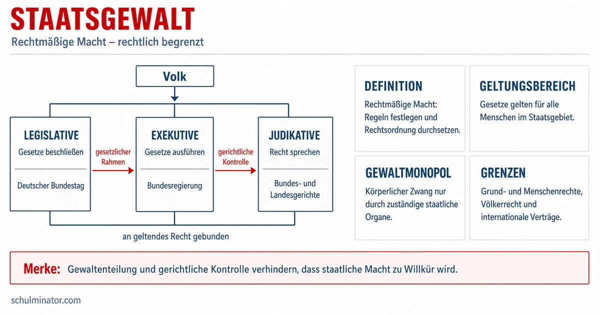 Staatsgewalt einfach erklärt