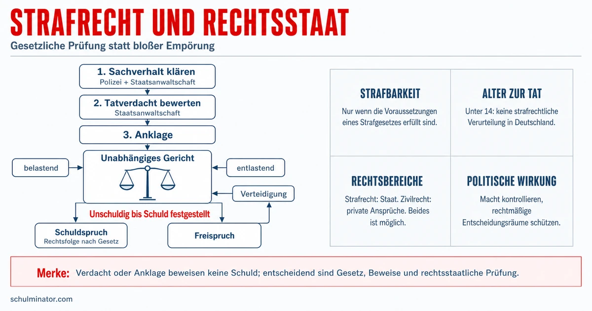 Strafrecht: Verfahren, Beteiligte und Politik