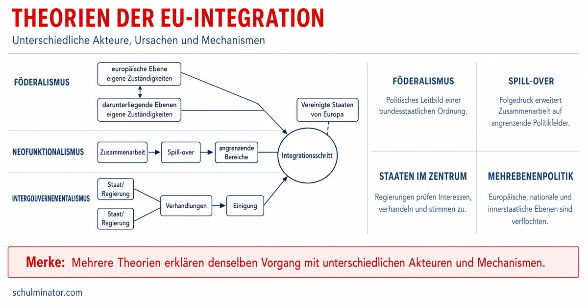 Theorien der europäischen Integration erklärt
