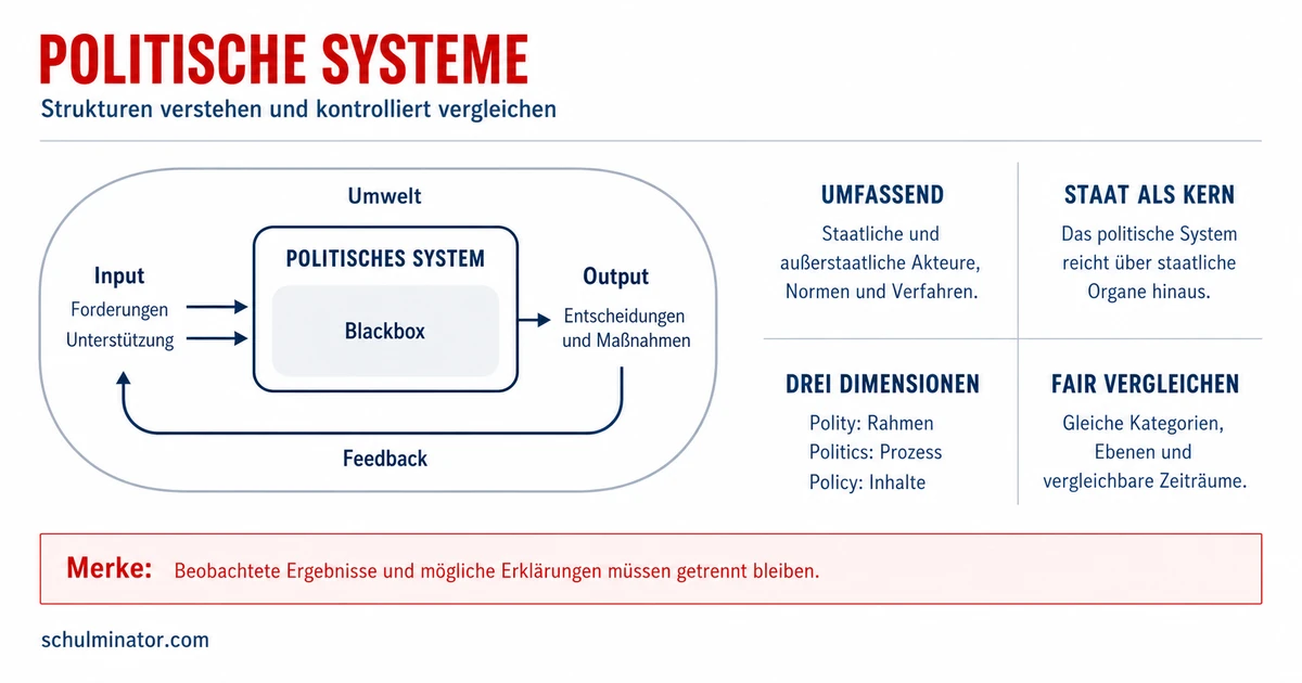 Politische Systeme vergleichen: Methode und Kriterien