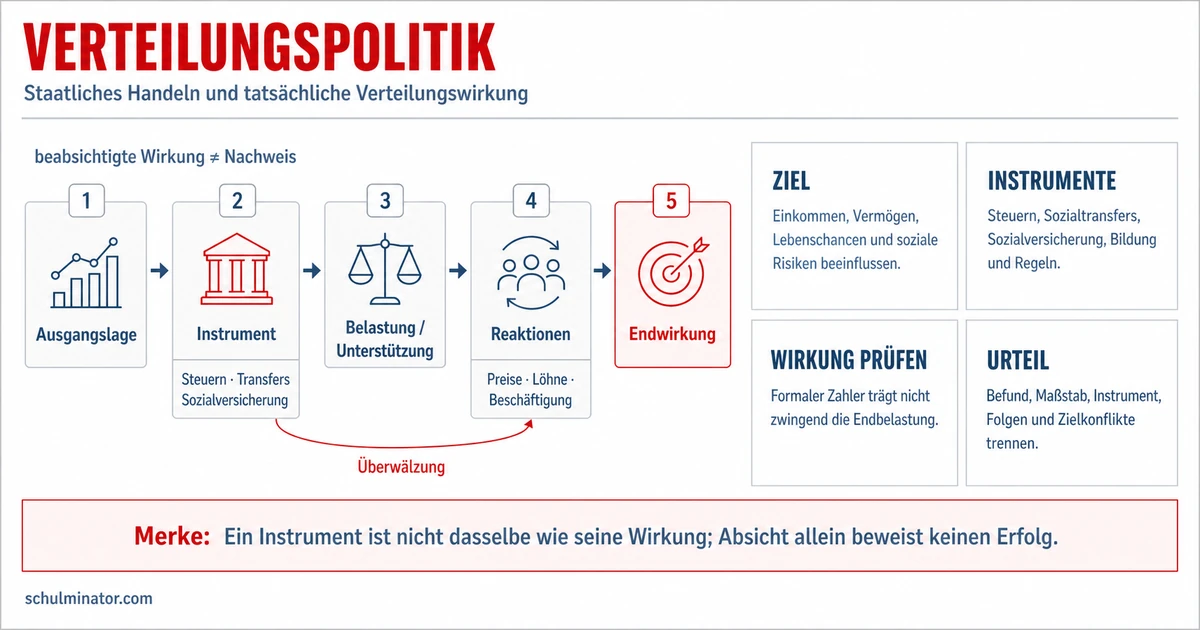 Verteilungspolitik: Ziele, Instrumente und Wirkung