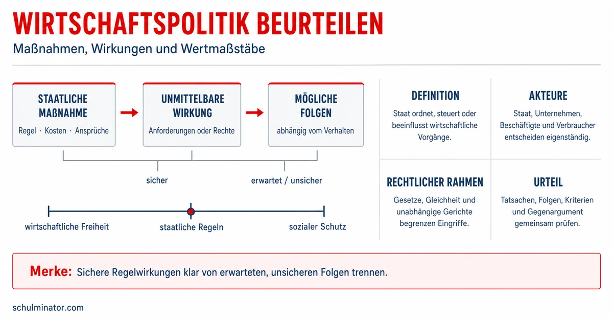 Wirtschaft und Politik: Eingriffe verstehen