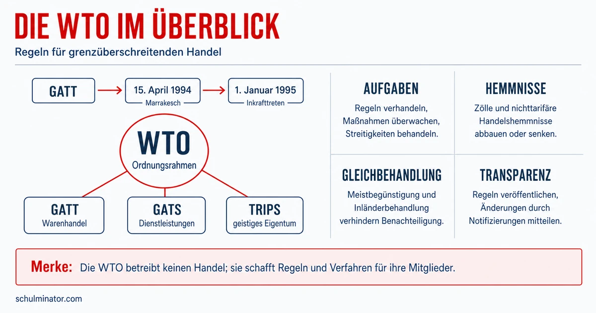 WTO einfach erklärt: Aufgaben, Regeln und Grenzen