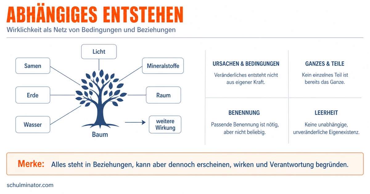 Abhängiges Entstehen im Buddhismus verstehen