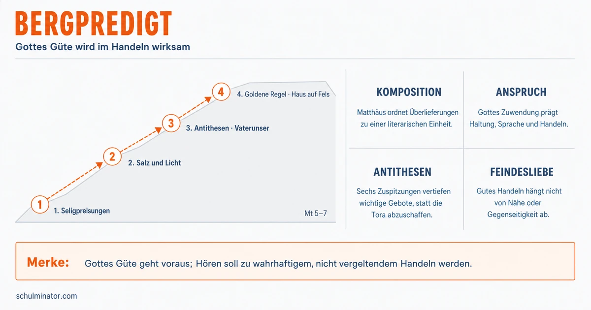 Bergpredigt: Aufbau, Botschaft und Bedeutung