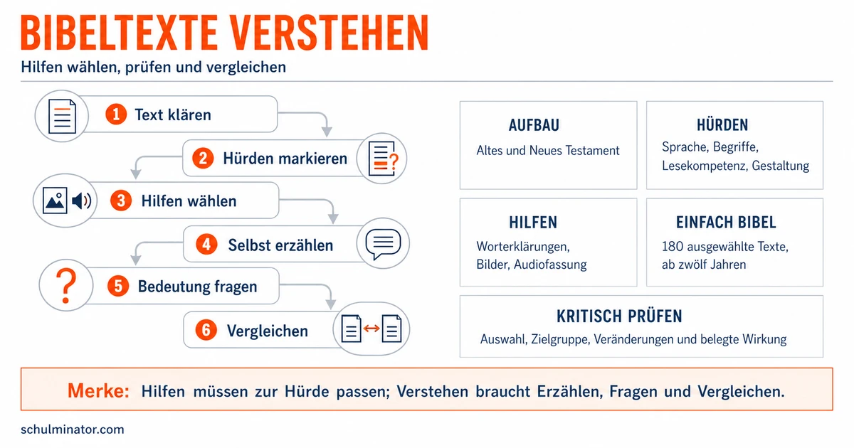 Bibel verstehen: einfache Zugänge und Methoden