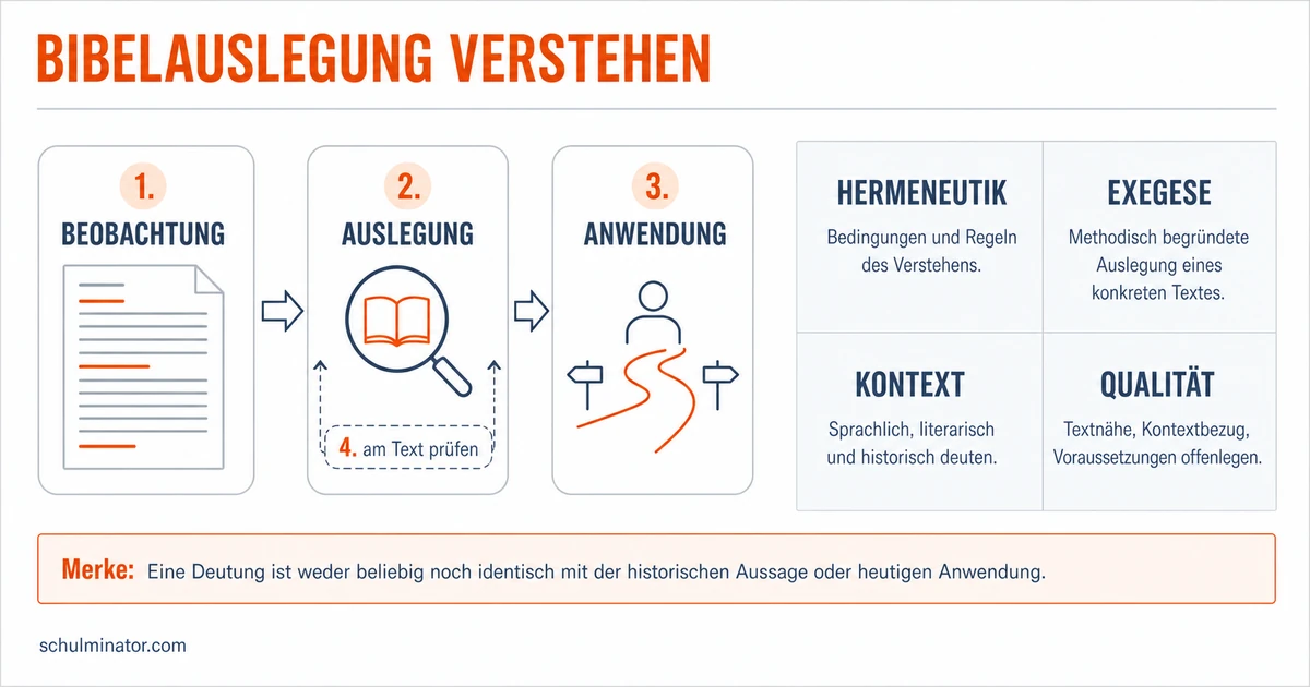 Bibelauslegung: Methoden verstehen und vergleichen