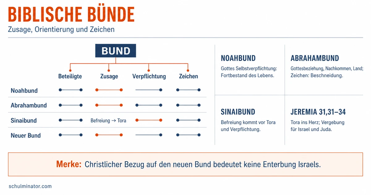 Bund in der Bibel: Bedeutung und Bundeszeichen