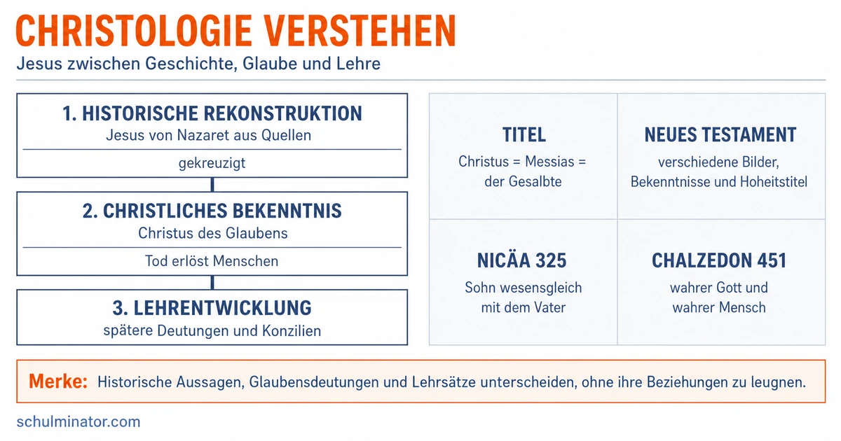 Christologie: Jesus als Mensch und Christus verstehen