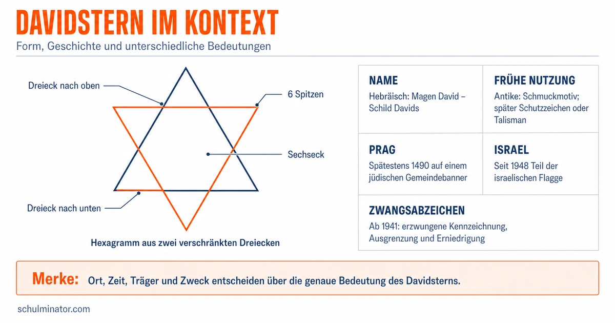 Davidstern: Bedeutung, Geschichte und Kontext