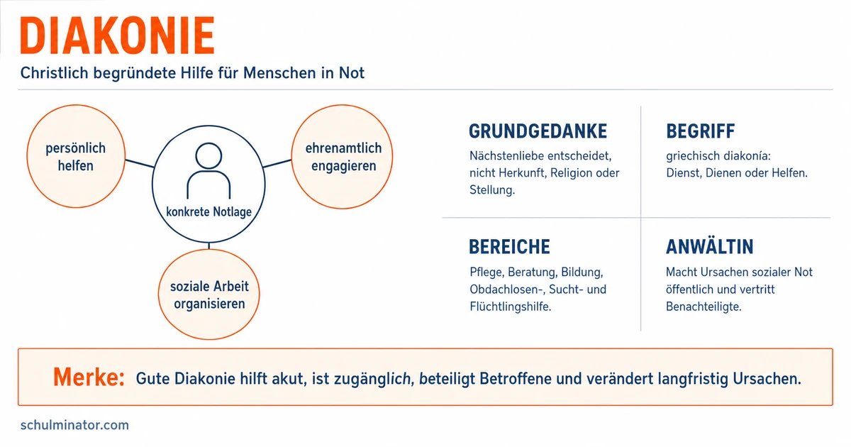 Diakonie: Bedeutung, Aufgaben und Geschichte