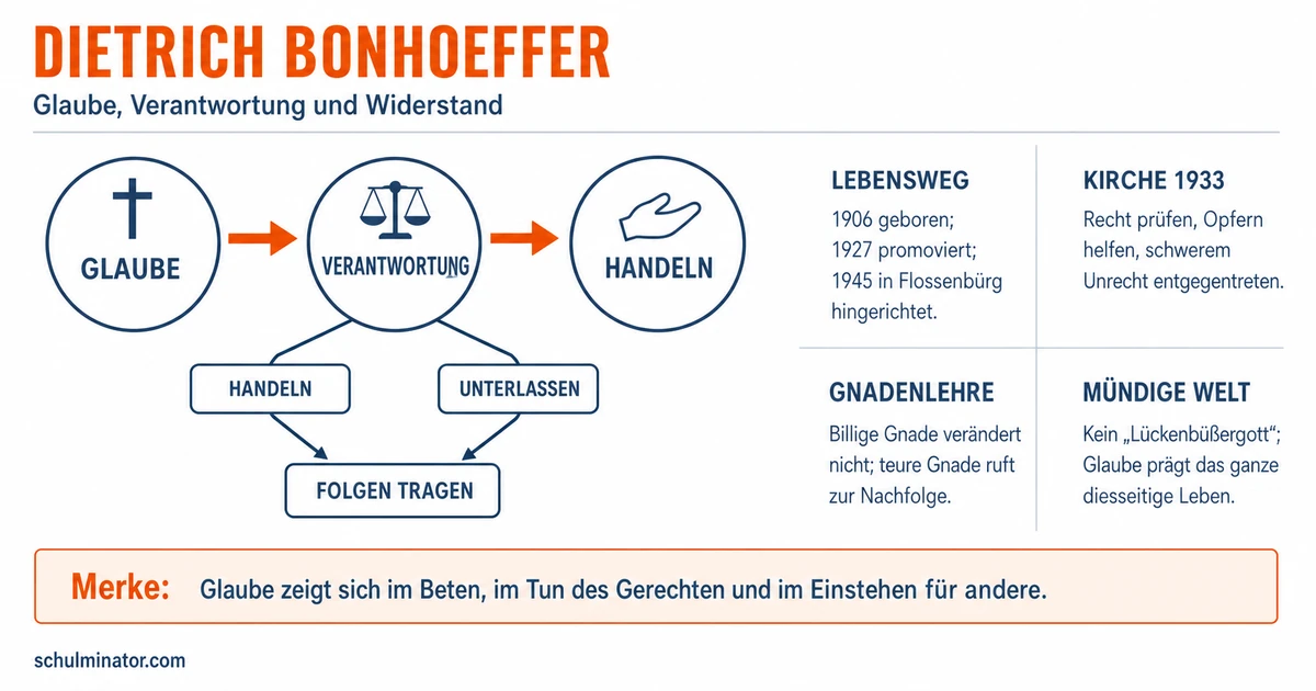 Dietrich Bonhoeffer: Leben, Glaube und Widerstand