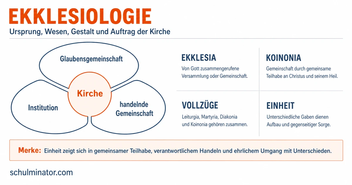 Ekklesiologie: Kirche verstehen und vergleichen