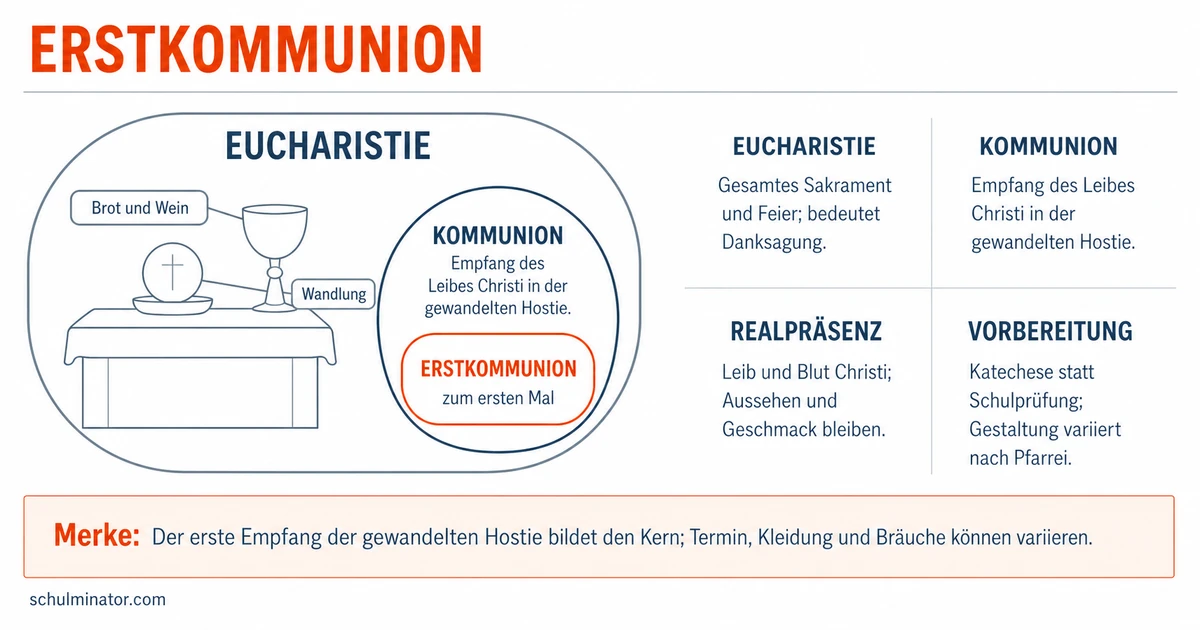 Erstkommunion: Bedeutung, Ablauf und Eucharistie