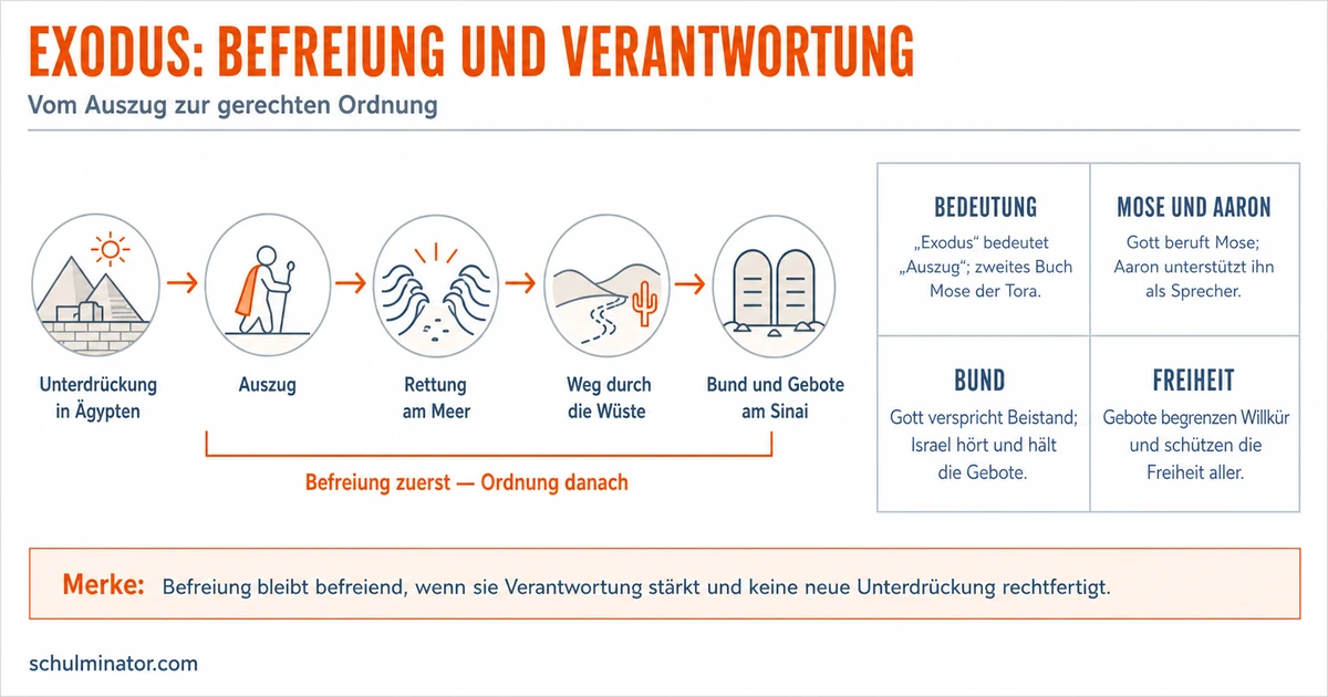 Exodus: Befreiung, Bund und Zehn Gebote