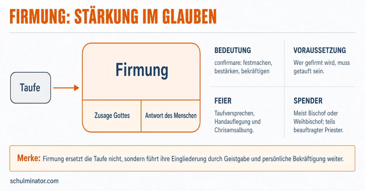 Firmung: Bedeutung, Ablauf und Zeichen
