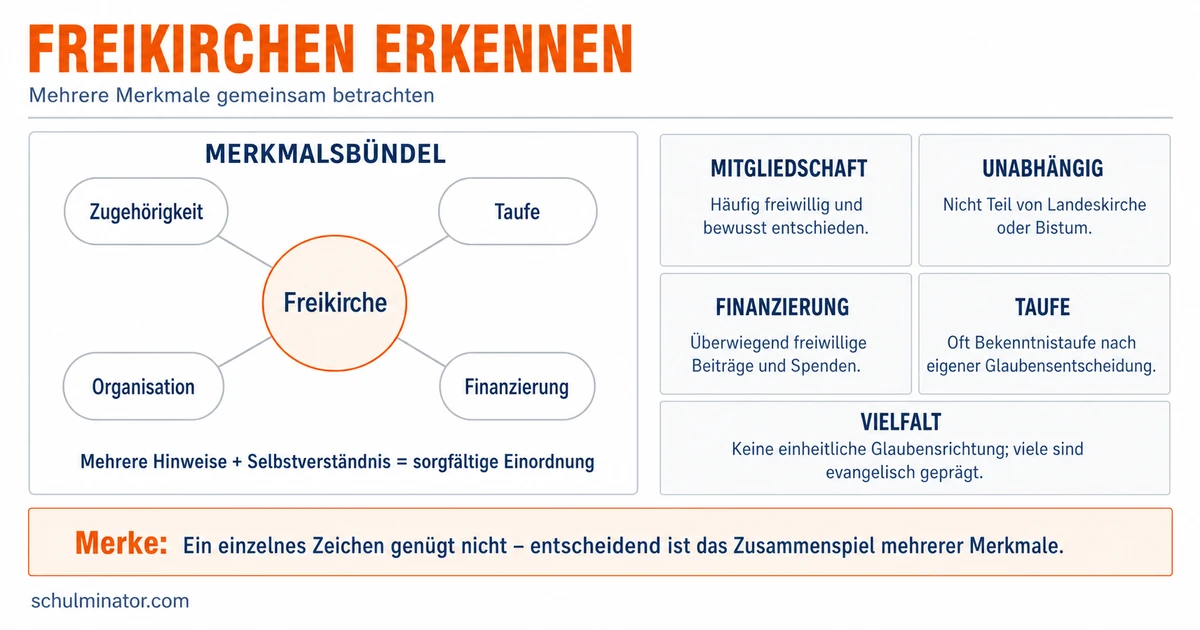 Freikirchen: Merkmale, Taufe und Vielfalt