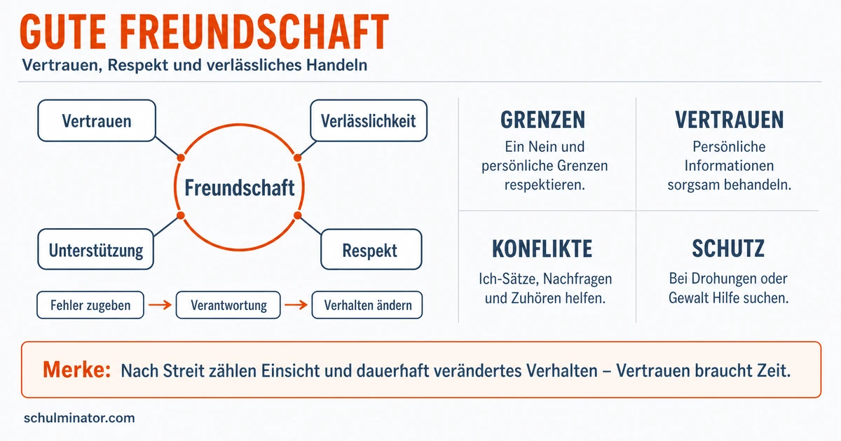 Freundschaft: Vertrauen und Zusammenhalt
