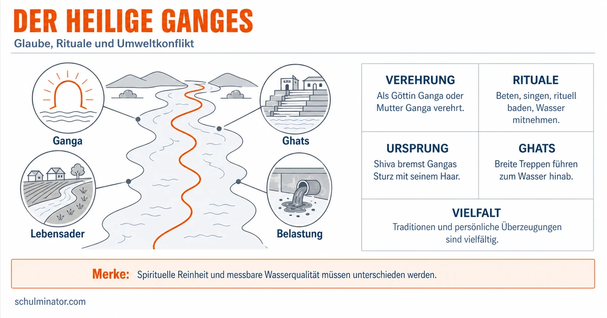 Ganges im Hinduismus: Bedeutung und Rituale