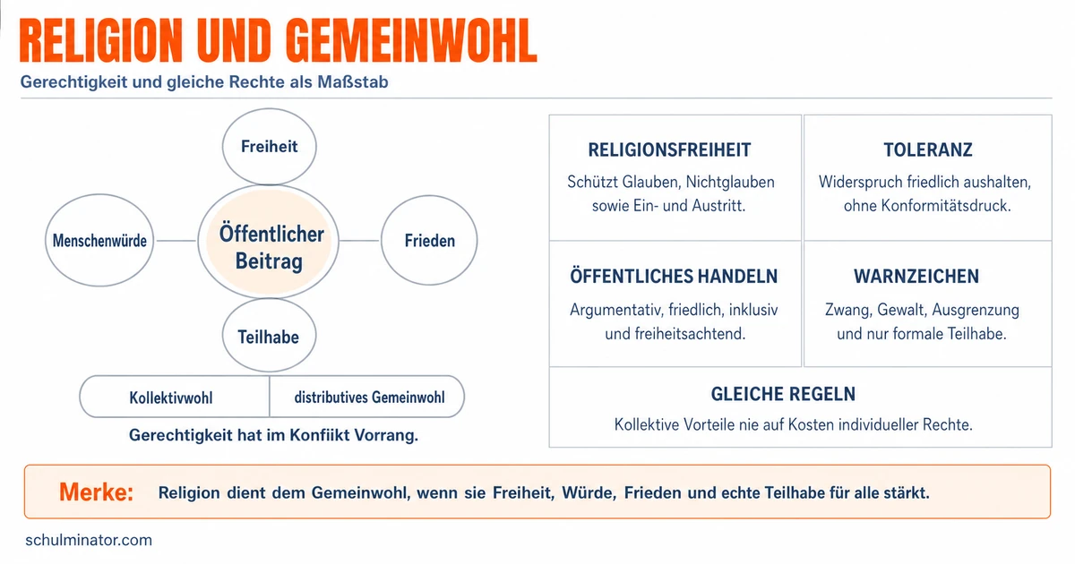 Gemeinwohl: Wann dient Religion allen?