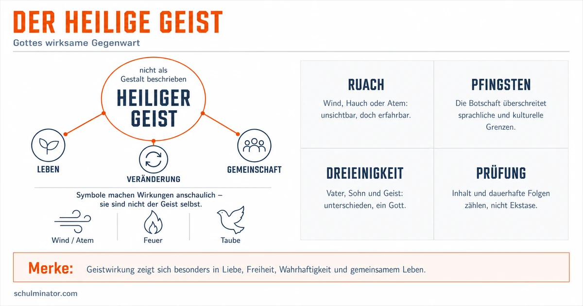 Heiliger Geist: Bedeutung, Symbole und Wirkung