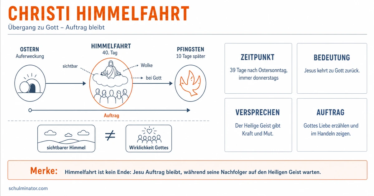 Christi Himmelfahrt: Bedeutung einfach erklärt
