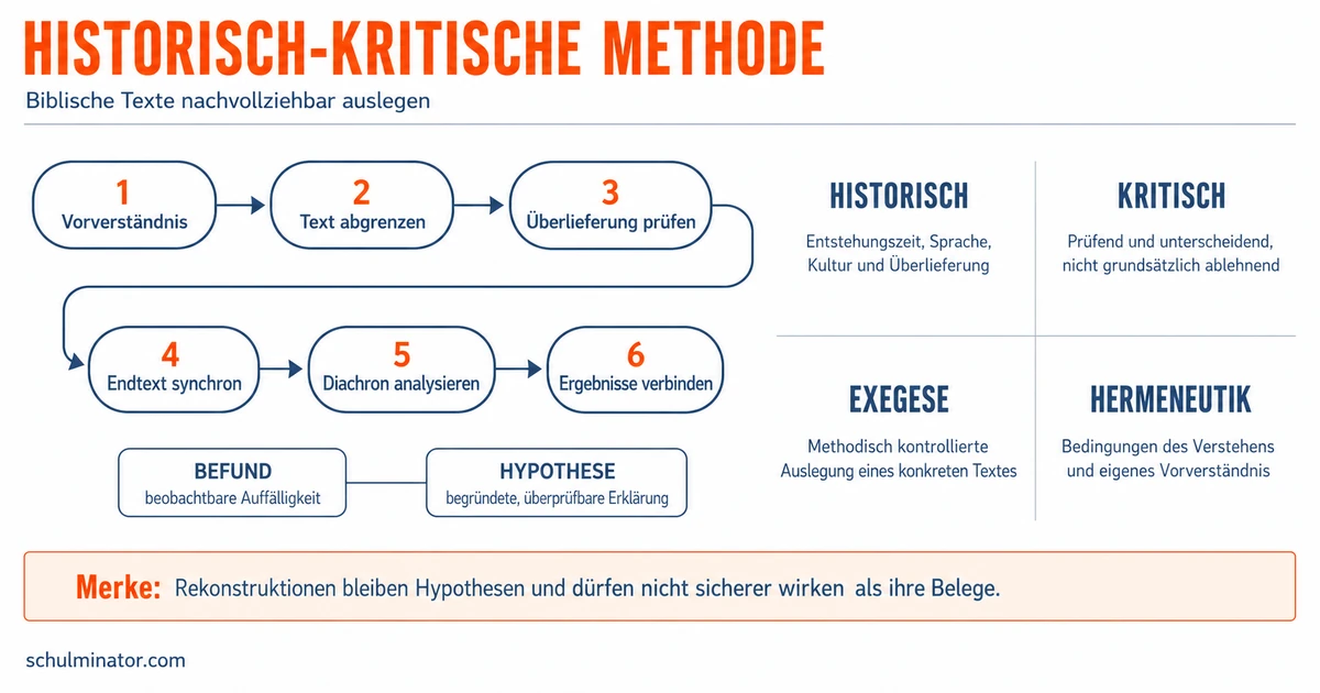 Historisch-kritische Methode der Bibelauslegung