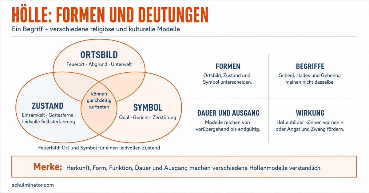 Hölle: Vorstellungen deuten und vergleichen