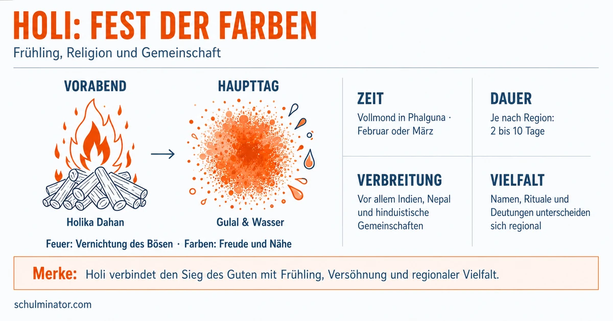 Holi: Bedeutung, Bräuche und Farbenfest