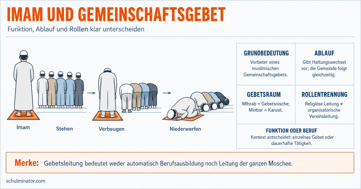 Imam: Gebetsleitung und Aufgaben einfach erklärt