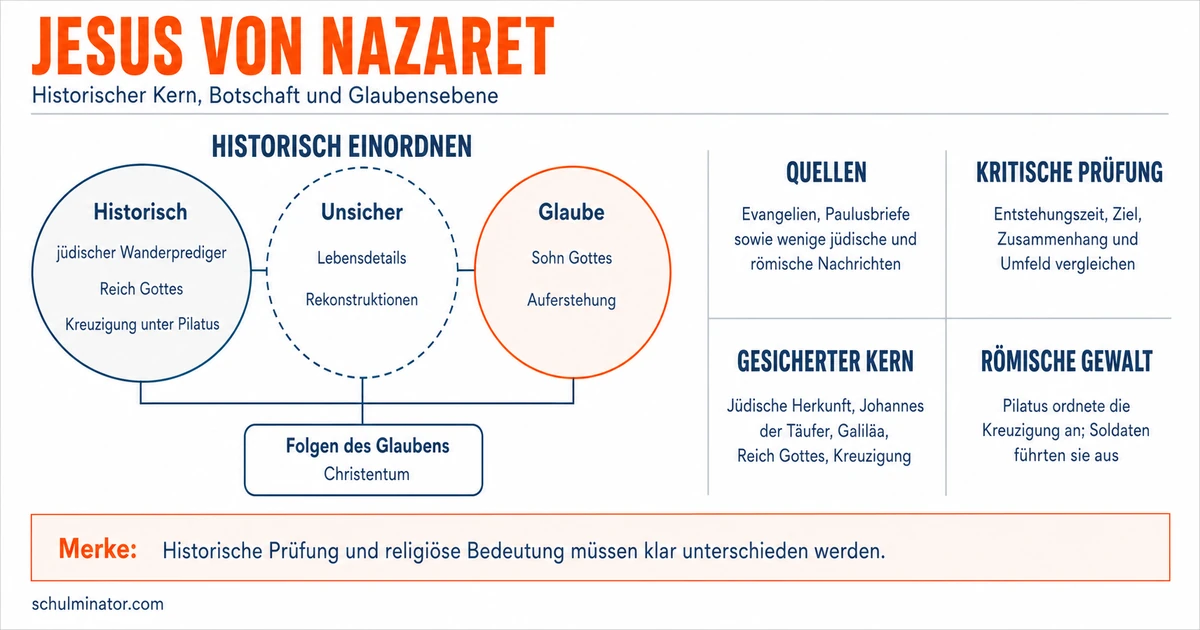 Jesus von Nazaret: Geschichte, Botschaft und Glaube