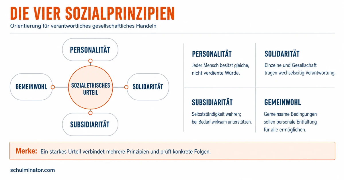 Katholische Soziallehre: Prinzipien anwenden