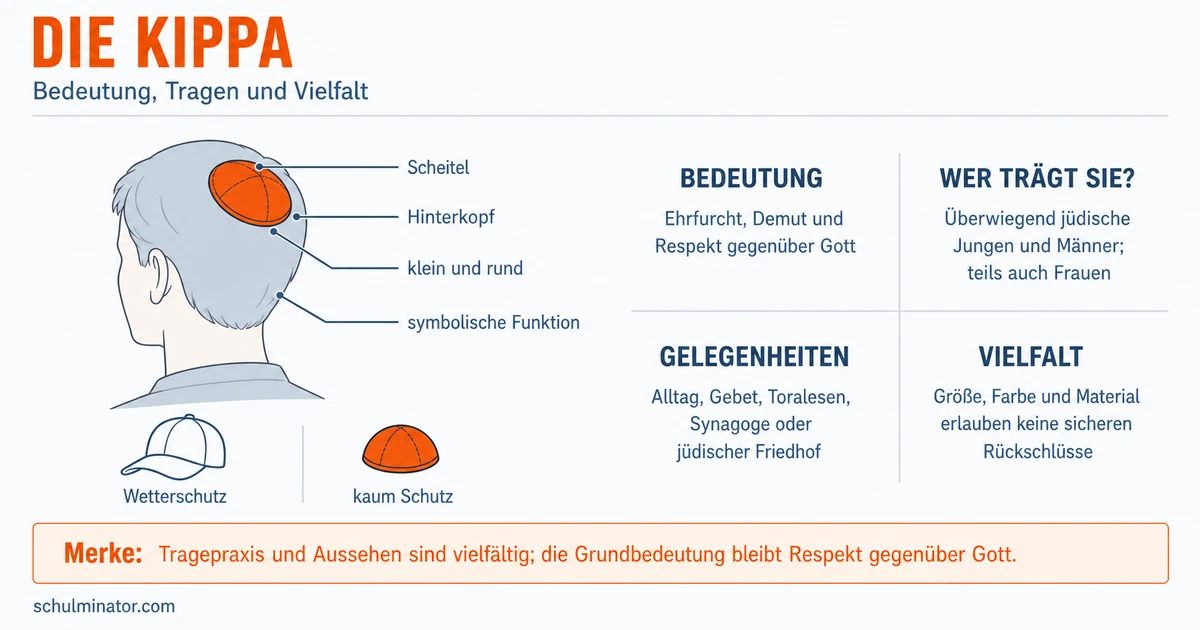 Kippa: Bedeutung, Tragepraxis und Geschichte