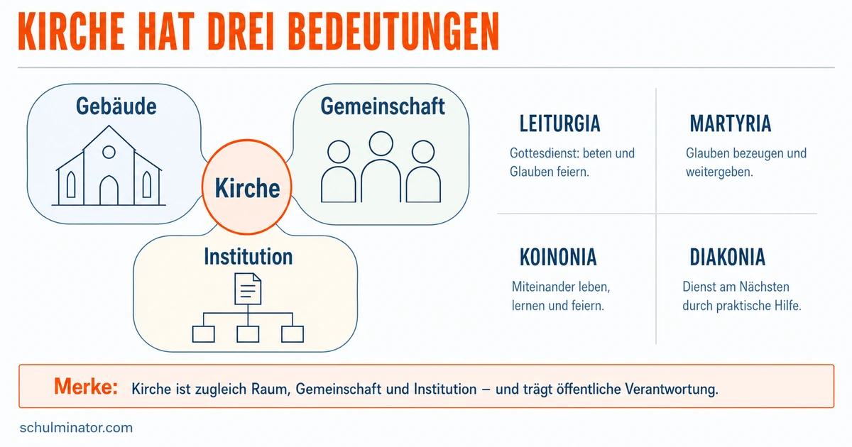 Kirche erklärt: Gebäude, Gemeinschaft und Auftrag