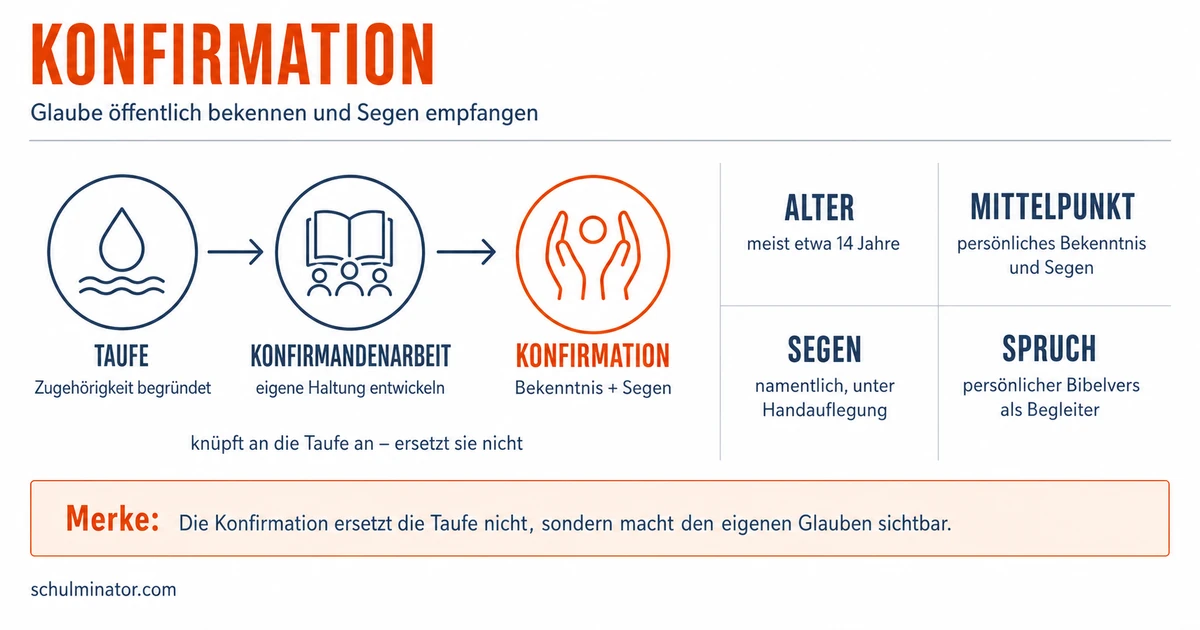 Konfirmation: Bedeutung, Ablauf und Symbole