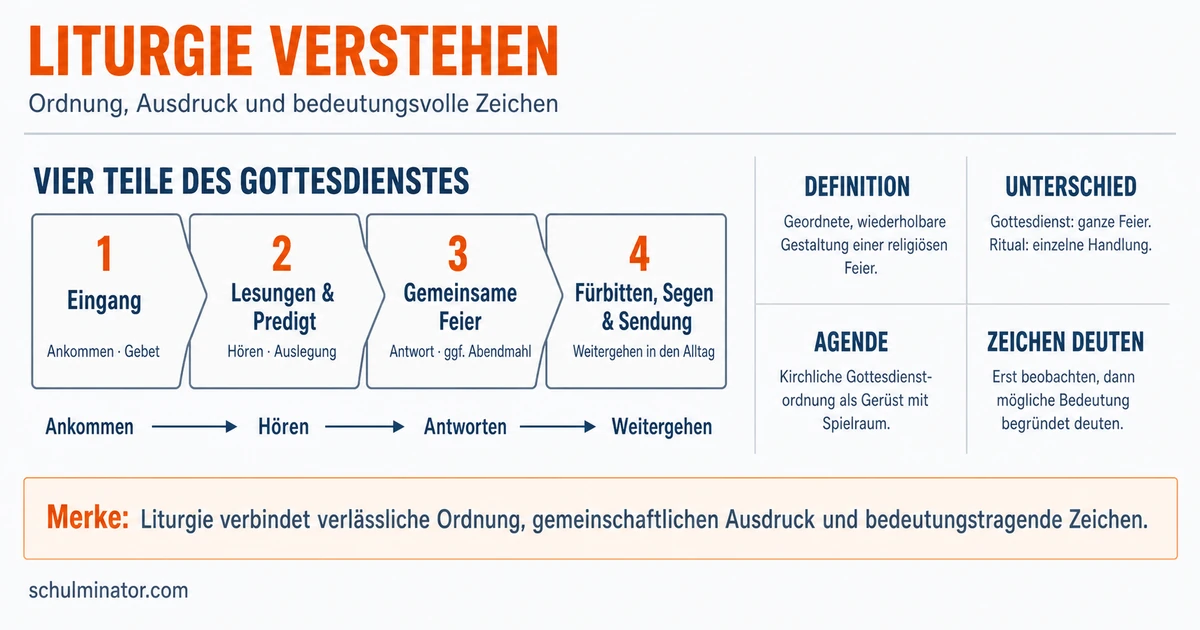 Liturgie: Ablauf, Zeichen und Bedeutung verstehen