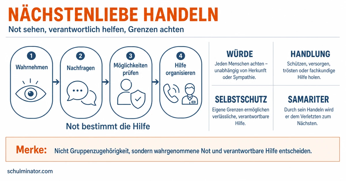 Nächstenliebe: Bedeutung, Beispiele und Grenzen