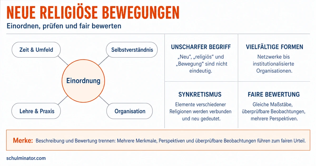 Neue religiöse Bewegungen erkennen und beurteilen