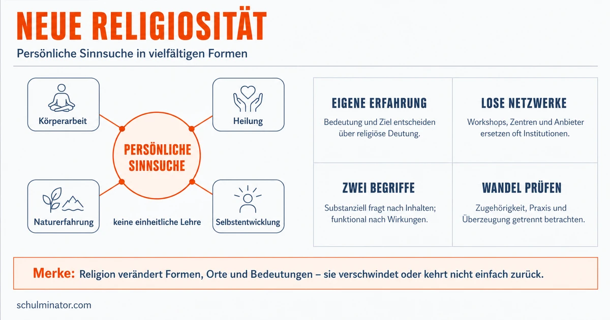 Neue Religiosität: Merkmale und Wandel verstehen