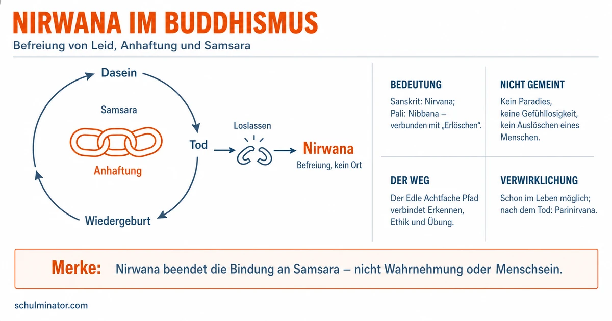 Nirwana im Buddhismus einfach erklärt